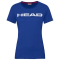 Head Tennis-Shirt Club Lucy (Mischgewebe) royalblau/weiss Damen